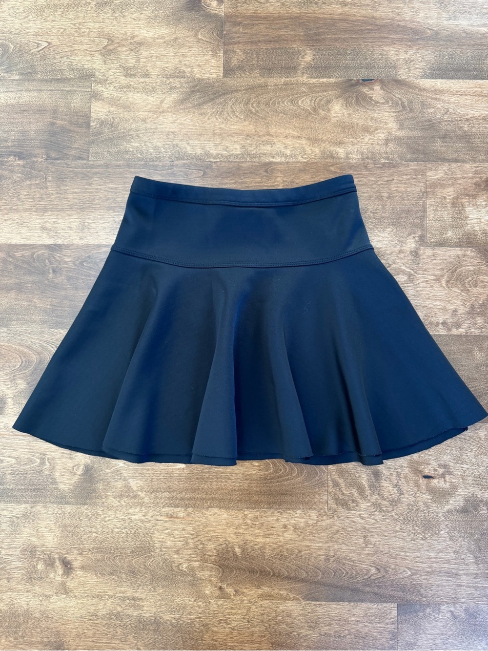 Abercrombie & Fitch Black Flared Skater Mini Skirt Size S Y2K